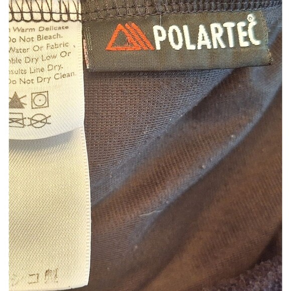 Eddie Bauer Polartec Jacket Sherpa Fleece Full Zip Front Pockets Stretch Size L - Picture 5 of 10